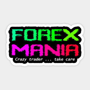 FOREX Mania Colored Sticker